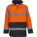 Chaqueta alta visibilidad impermeable Naranja S