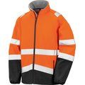 Chaqueta  Alta Visibilidas Softshell Fluorescent Orange / Black L