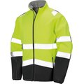 Chaqueta  Alta Visibilidas Softshell Fluorescent Yellow / Black 4XL