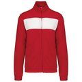 Chaqueta de chándal bicolor Rojo XXL