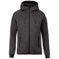 Chaqueta de chándal con capucha Deep Grey Heather M