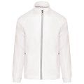 Chaqueta de chándal con cremallera Blanco 3XL