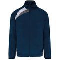 Chaqueta de chándal niño poliéster Sporty navy/White/Storm grey 12/14 ans