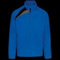 Chaqueta de chándal Sporty Royal Blue / Black / Storm Grey XXL