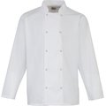 Chaqueta de chef con botones a presión Blanco 3XL