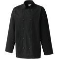 Chaqueta de cocina cierre cruzado Black S