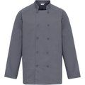 Chaqueta de cocina cierre cruzado Steel XS