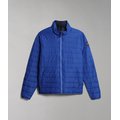 Chaqueta corta con relleno reciclado Azul M