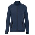 Chaqueta cuello alto mujer Azul M