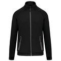 Chaqueta hombre con cierre cremallera Black S