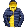 Chaqueta hombre hidrófuga cortavientos Navy / Yellow S