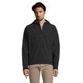 Chaqueta Hombre Impermeable con Forro Polar Negro M