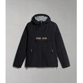 Chaqueta impermeable con capucha Black S