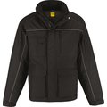 Chaqueta impermeable y cortavientos Negro 4XL