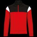 Chaqueta infantil con cremallera Sporty Red / Black 10/12 ans