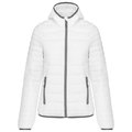 Chaqueta ligera con capucha mujer Blanco M