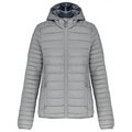 Chaqueta ligera con capucha mujer Gris S