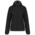 Chaqueta ligera con capucha mujer Negro L