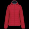 Chaqueta ligera con capucha mujer Rojo L