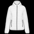 Chaqueta ligera con capucha mujer White XL