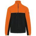 Chaqueta micropolar bicolor Black / Orange 4XL