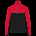 Chaqueta micropolar bicolor Black / Red S