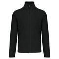 Chaqueta micropolar con cremallera hombre Negro S