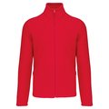 Chaqueta micropolar con cremallera hombre Rojo S