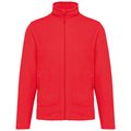 Chaqueta micropolar reciclada unisex Rojo XS