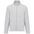 Chaqueta micropolar reciclada unisex Snow Grey 5XL