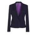 Chaqueta mujer corta entallada Navy 10 UK