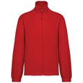 Chaqueta polar ajustable con cordón elástico Rojo L