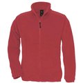 Chaqueta polar con cremallera Rojo XS