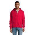 Chaqueta Polar Unisex con Bolsillos Rojo M