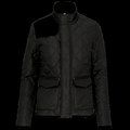 Chaqueta de rombos acolchada para hombre Black M