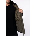 Chaqueta de rombos acolchada para hombre