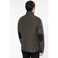 Chaqueta de rombos acolchada para hombre