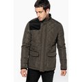 Chaqueta de rombos acolchada para hombre