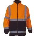 Chaqueta de Seguridad alta visibilidad Hi Vis Orange / Navy 3XL