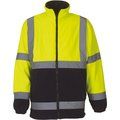 Chaqueta de Seguridad alta visibilidad Hi Vis Yellow / Navy XL