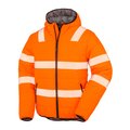 Chaqueta de seguridad tejido antidesgarro Fluorescent Orange L