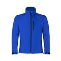 Chaqueta de soft shell impermeable con bolsillos de cremallera Azul XXL