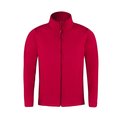 Chaqueta soft shell impermeable y transpirable Rojo L