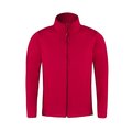 Chaqueta soft shell impermeable y transpirable Rojo S