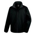 Chaqueta softshell 3 en 1 impermeable con capucha Black L