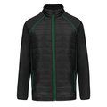 Chaqueta Softshell de dos capas unisex Black / Kelly Green 3XL