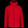 Chaqueta softshell con capucha extraíble Red 3XL