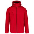 Chaqueta softshell con capucha extraíble Rojo 4XL