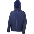 Chaqueta Softshell con capucha hombre Azul L