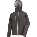 Chaqueta Softshell con capucha hombre Negro 3XL